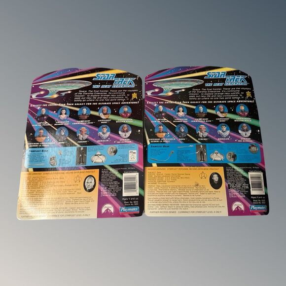 92 Playmates Star Trek (Next Gen) Picrard Data Gowren, Ferengi GuinaTori Figures - Picture 7 of 16